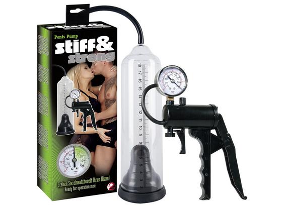 Penispumpe Stiff & Strong 22cm - Transparent/Schwarz, Basics, Kunststoff/Metall (5,7/22cm) - You2Toys Penispumpe Stiff & Strong 22cm - Transparent/Schwarz, Basics, Kunststoff/Metall (5,7/22cm) - You2Toys