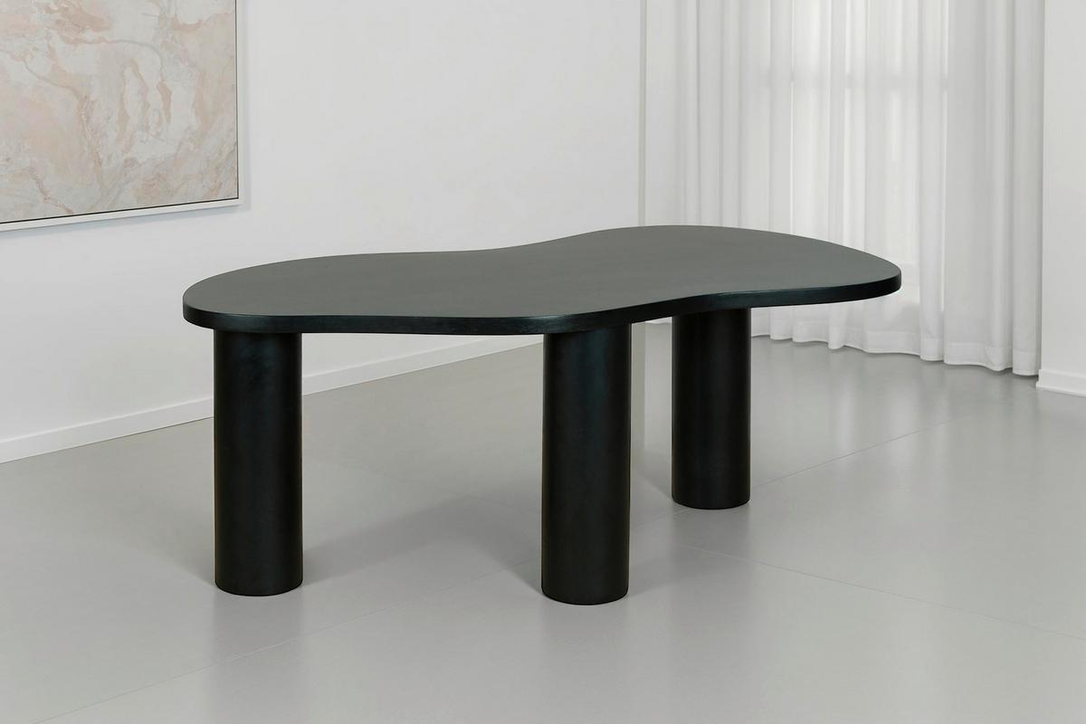Couchtisch Ethan Schwarz B: 110 cm - Schwarz, Design, Holz (110/45/55cm) - MID.YOU