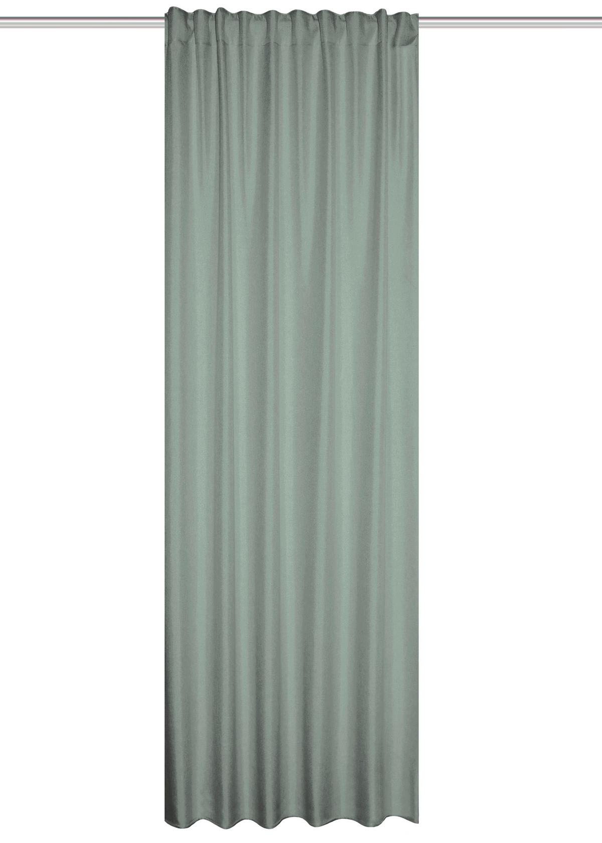 Wärmeschutzvorhang Eskamio - Grün, Basics, Textil (135/245cm)