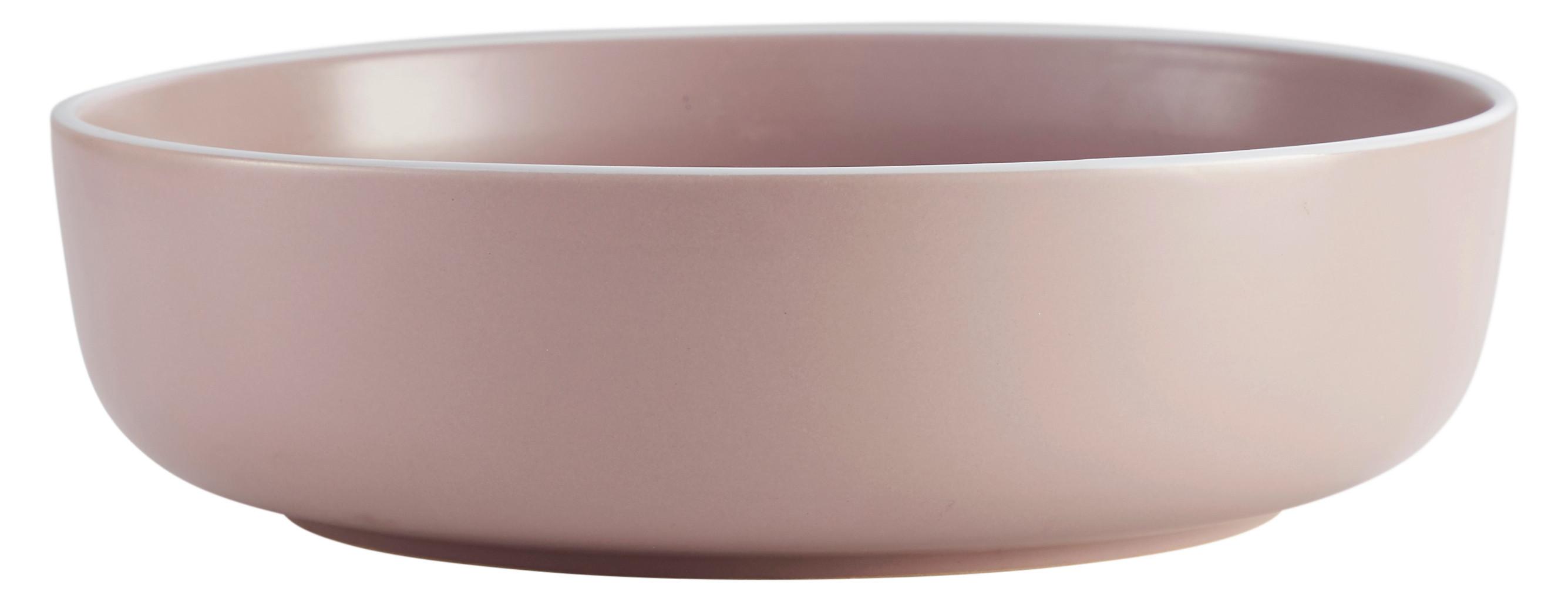 Salátová Mísa Ragnar - růžová, Moderní, keramika (26cm) - Modern Living