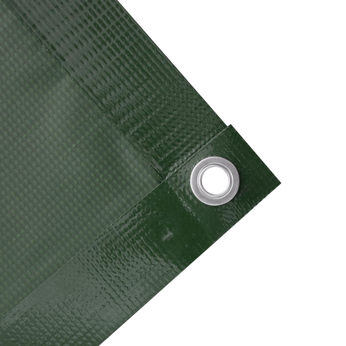 Schutzplane Wasserfest Mit Ösen 150x300 Cm Grün - Grün, Basics (150/300cm)