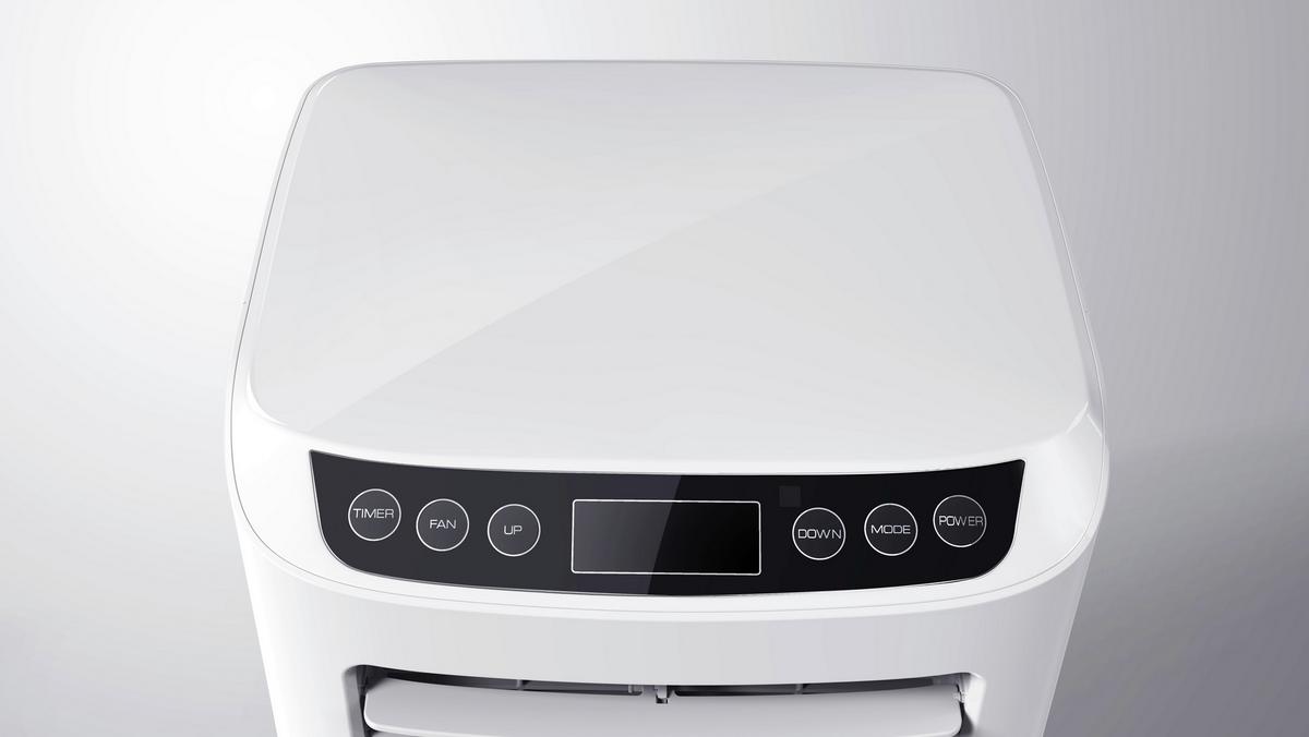 Mobile Klimaanlage KA 7000 B: 30,5 cm mit Schlauch - Weiß, Basics (30,5/67,8/32,8cm) - Nabo