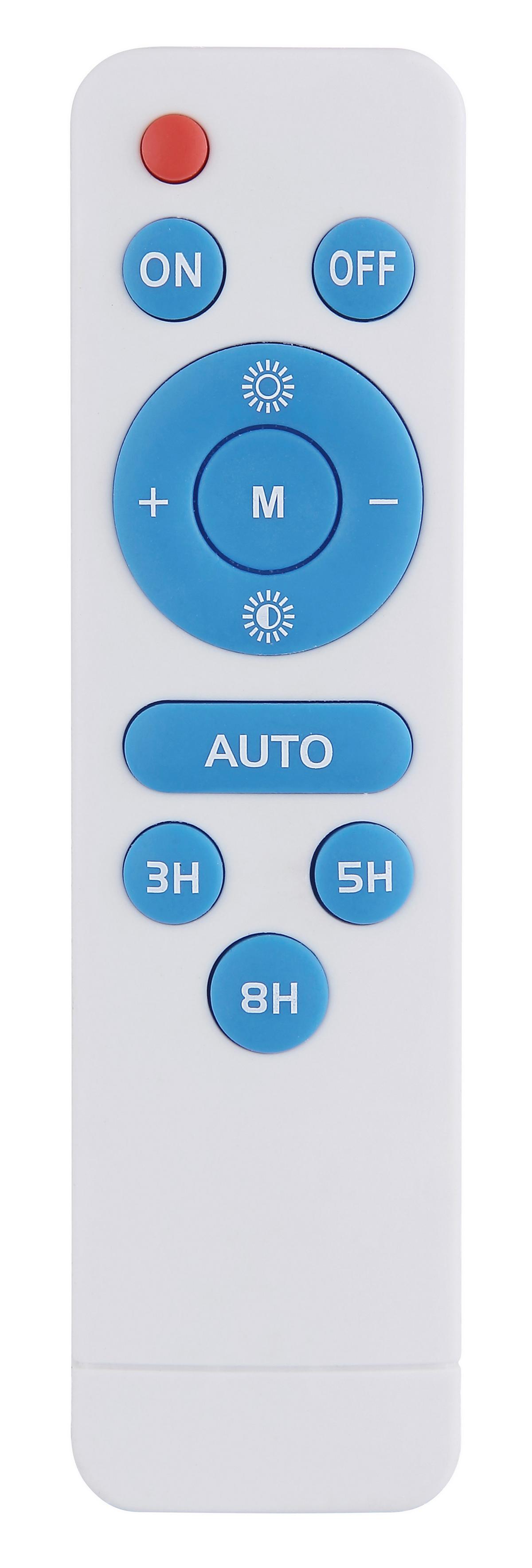 Solarleuchte 3000-6500k - Klar/Schwarz, Design, Glas/Kunststoff (42,5/336cm) - Globo