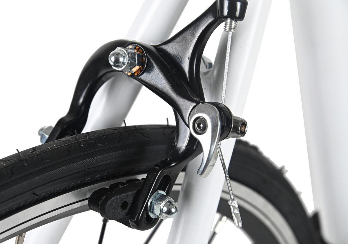 Adore Rennrad 28 Zoll weiß - Weiß, KONVENTIONELL, Metall (25/140/60cm)