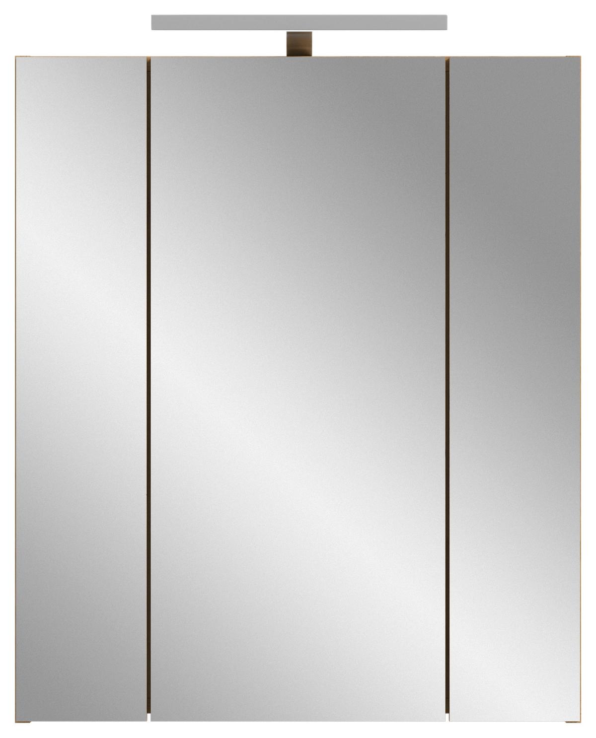 Spiegelschrank Ice Eiche Artisan Dekor B: 60cm - Eiche Artisan, Basics, Holzwerkstoff (60/70/18cm) - MID.YOU