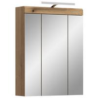 Spiegelschrank Scout Naturfarben B: 60 cm - Naturfarben, MODERN, Glas/Holzwerkstoff (60/79/18cm) - MID.YOU