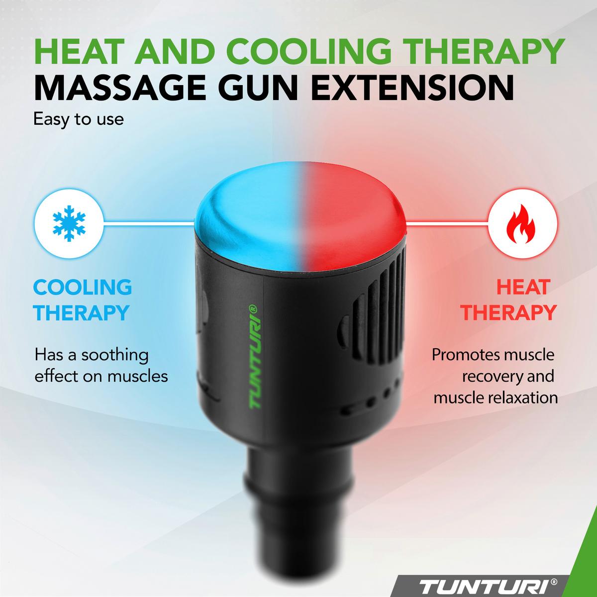 Massagepistole Tunturi Head Massage Gun - Schwarz, KONVENTIONELL, Kunststoff (4,5/4,5/9,1cm)