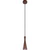 Hängeleuchte 8510131 Vegas - Nussbaumfarben/Schwarz, Design, Holz (10/90-140cm)