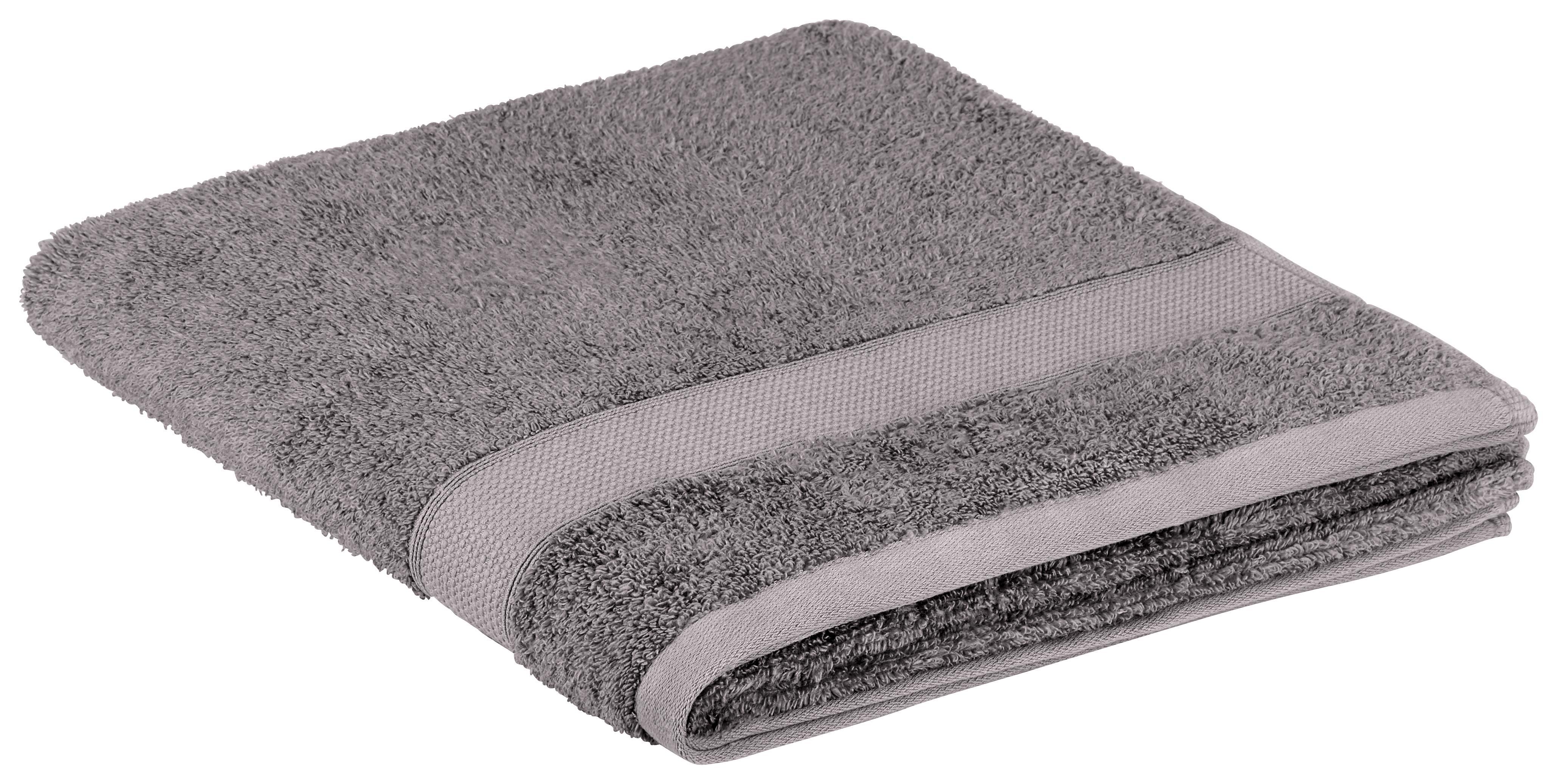 Fürdőlepedő Anke - Antracit, Basics, Textil (70/140cm) - Luca Bessoni