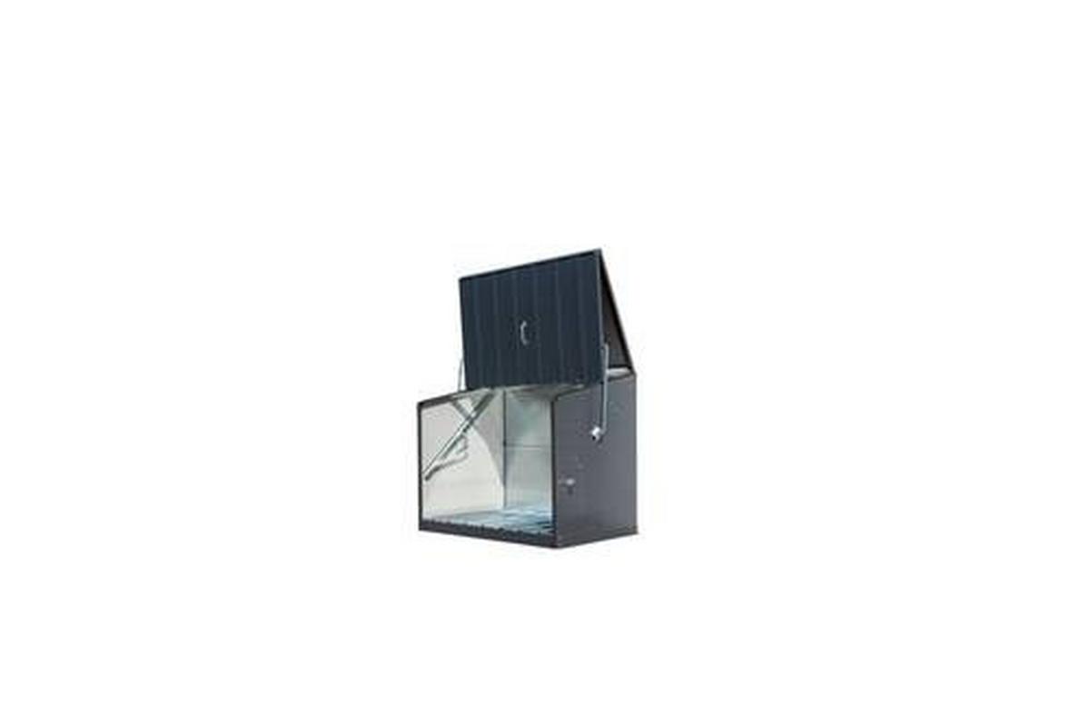 Geräteschrank Stowaway Aufbewahrungsbox - Anthrazit, Basics, Metall (89/113/138cm)