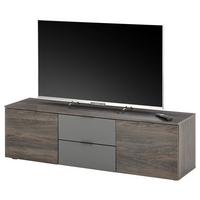TV-Lowboard Cremona B: 150 cm Grau - Grau, LIFESTYLE, Holzwerkstoff (150/42/38cm) - MID.YOU