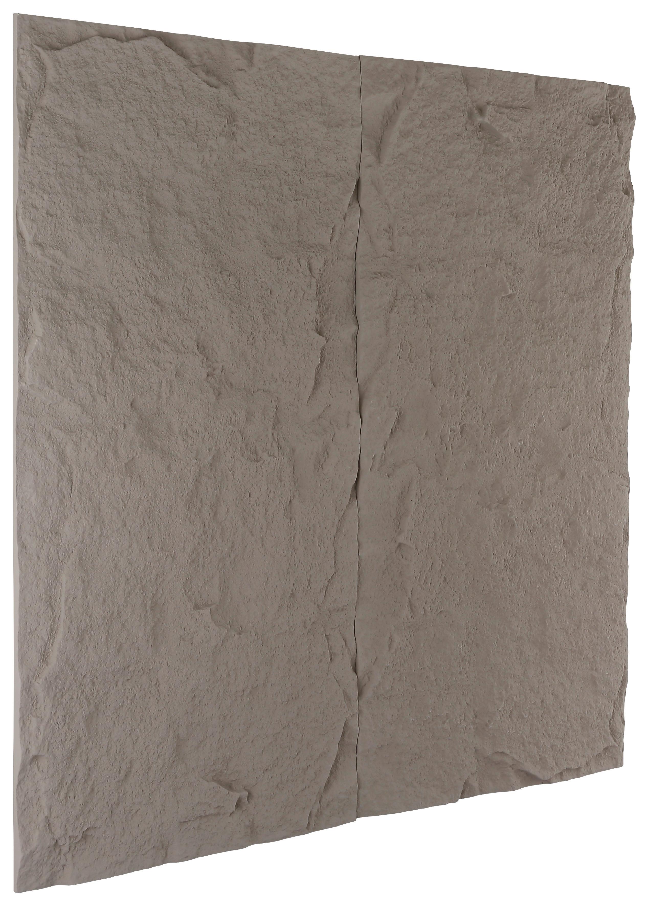 Wandpaneel Bergamo Grau B: 120 Cm - Grau, MODERN, Kunststoff (120/60/3cm)