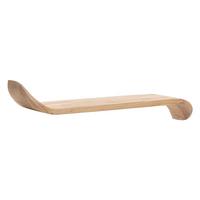 WANDBOARD Braun B: 100cm - Braun, Design, Holz (100/36/20cm) - Livetastic