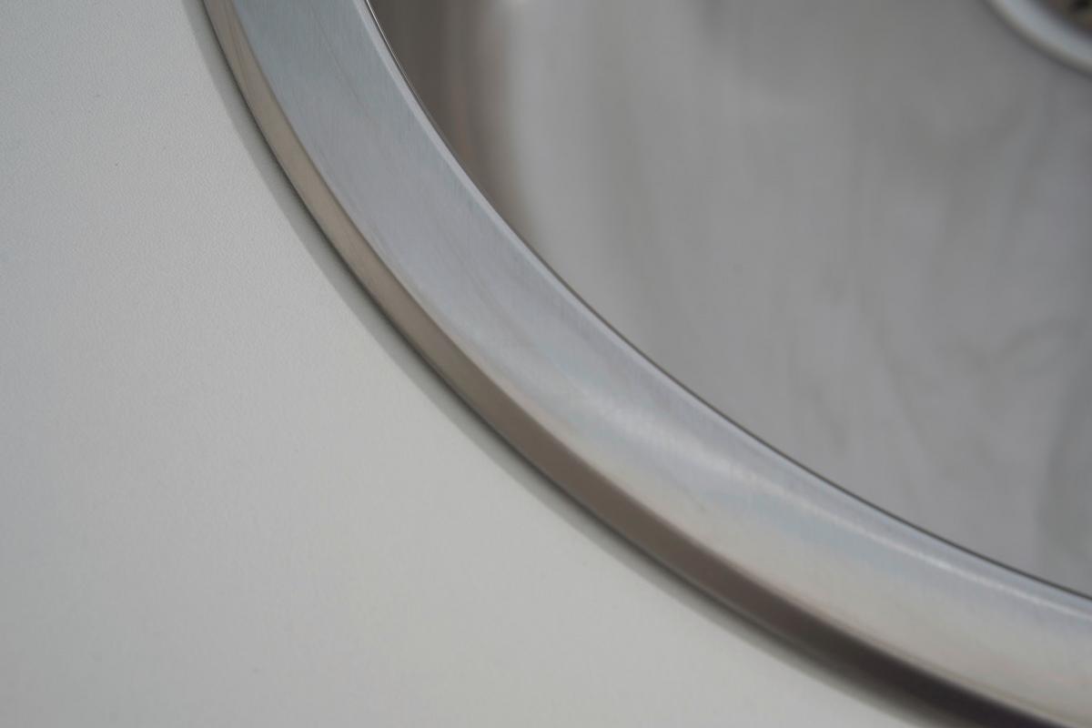 Spüle Respekta Inox Edelstahl Bxt: 44,6x44,6 cm - Edelstahlfarben, Trend, Metall (44,6/17/44,6cm) - Respekta