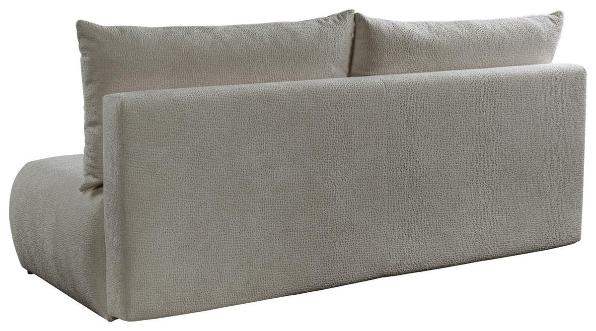 Schlafsofa Milo, Hellgrau B: 209 Cm - Creme/Hellgrau, Design, Holz/Holzwerkstoff (209/100/103cm) - MID.YOU