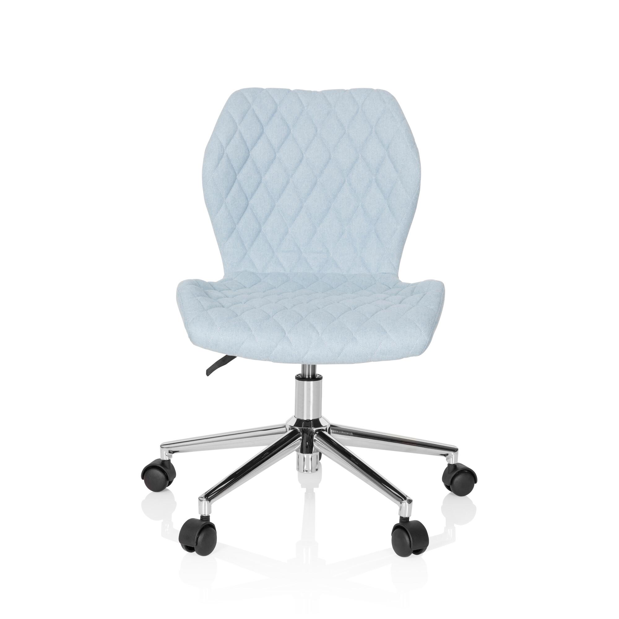 Jugenddrehstuhl Joy II Hellblau - Hellblau, Basics, Kunststoff/Textil (47/73-83/43cm) - MID.YOU