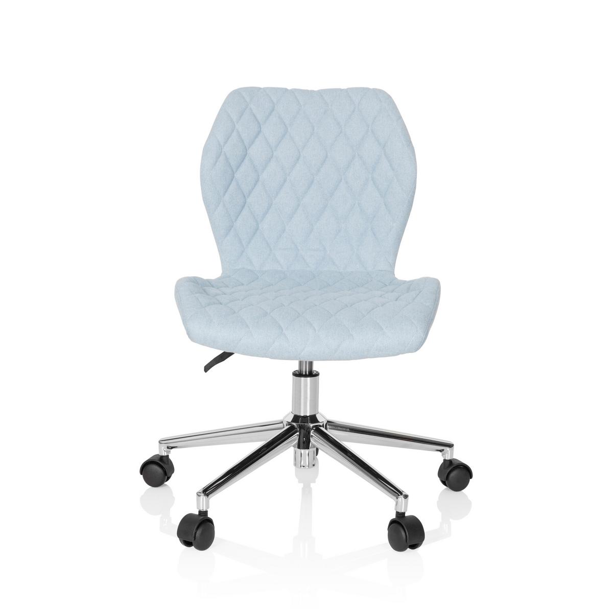 Jugenddrehstuhl Joy Ii Hellblau - Hellblau, Basics, Kunststoff/Textil (47/73-83/43cm) - MID.YOU
