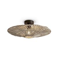DECKENLEUCHTE ZANZIBAR/C/5514/W - Weiß, Trend, Naturmaterialien (55/14cm) - Good & Mojo