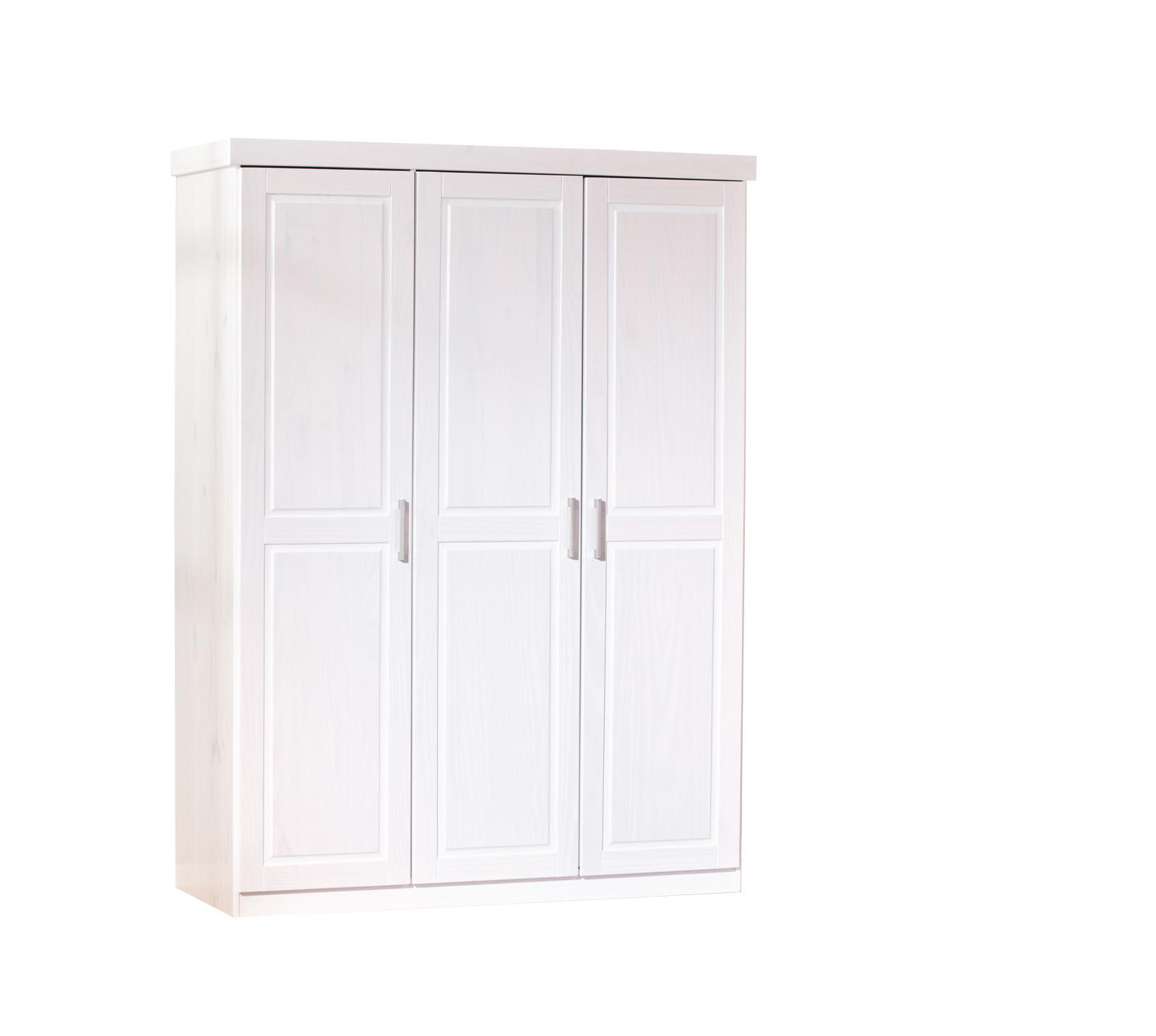 Kleiderschrank Magnus Weiss - Weiß, Basics, Holz (140/55/190cm) - MID.YOU