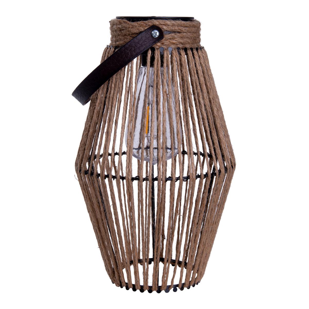 Solarleuchte 5293127 - Naturfarben, Basics, Kunststoff/Metall (18/18/30cm) - Näve