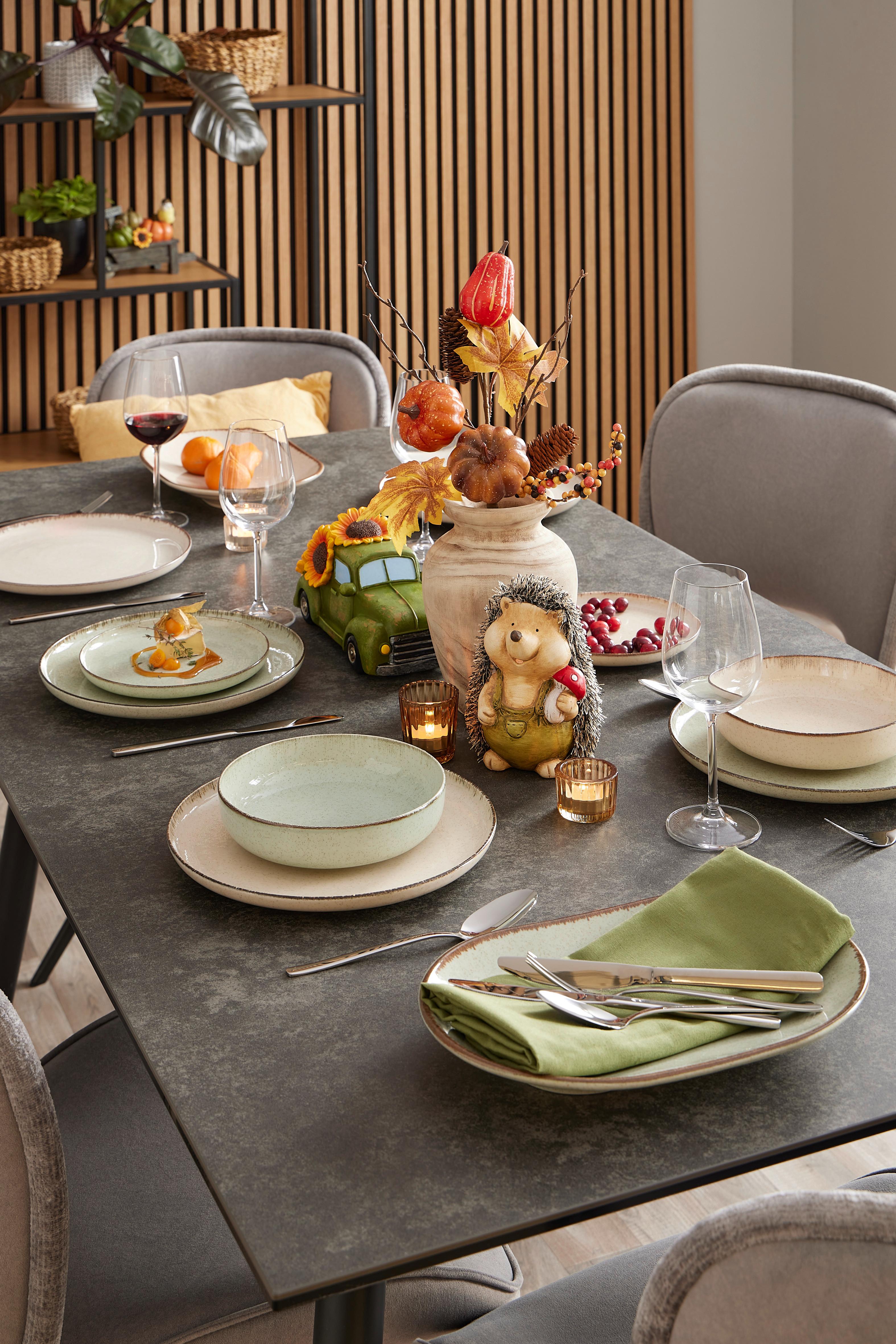 Suppenteller Porzellan Beige Sonora DxH: ca. 20x4,7 cm - Beige, MODERN, Keramik (20/4,7cm) - James Wood