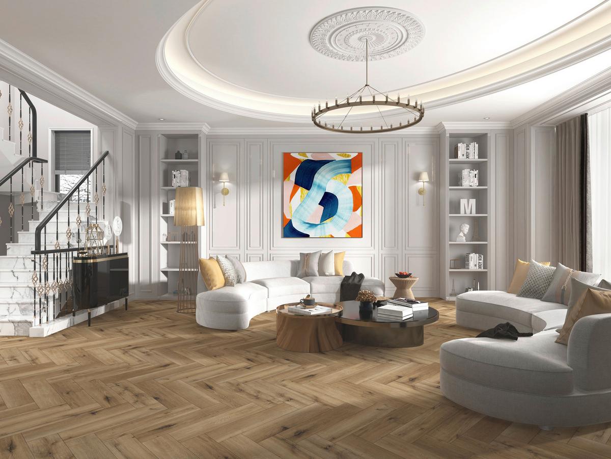 3239H-55 Oak Goral 3239H-55 OAK GORAL - Eiche dunkel, Basics, Kunststoff/Stein (23/128/0.57cm) - Econfloor
