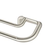Vorhangstangenset Twilight Nickelfarben L: 76-213 cm - Nickelfarben, KONVENTIONELL, Kunststoff/Metall (76-213cm) - Umbra