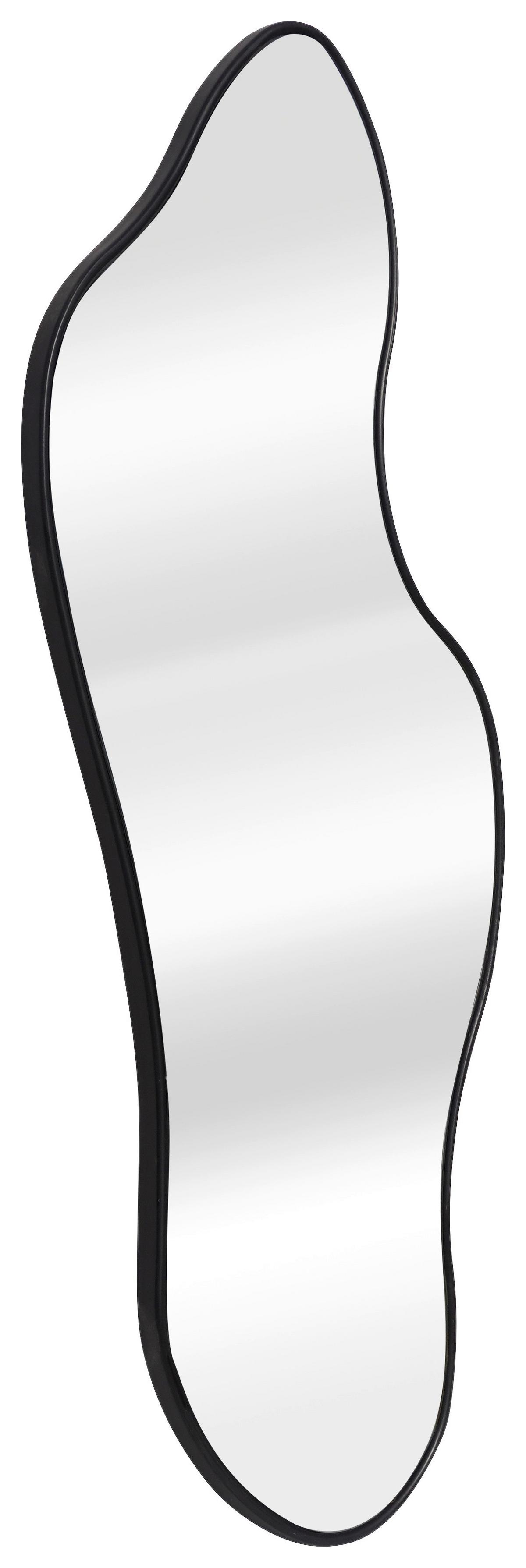 ZRKADLO TIARA - čierna, Modern, kompozitné drevo/sklo (50/120/2,3cm) - Mömax