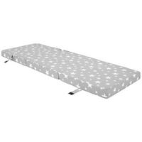 Skládací matrace STARS šedá - šedá, textil (62/185cm)