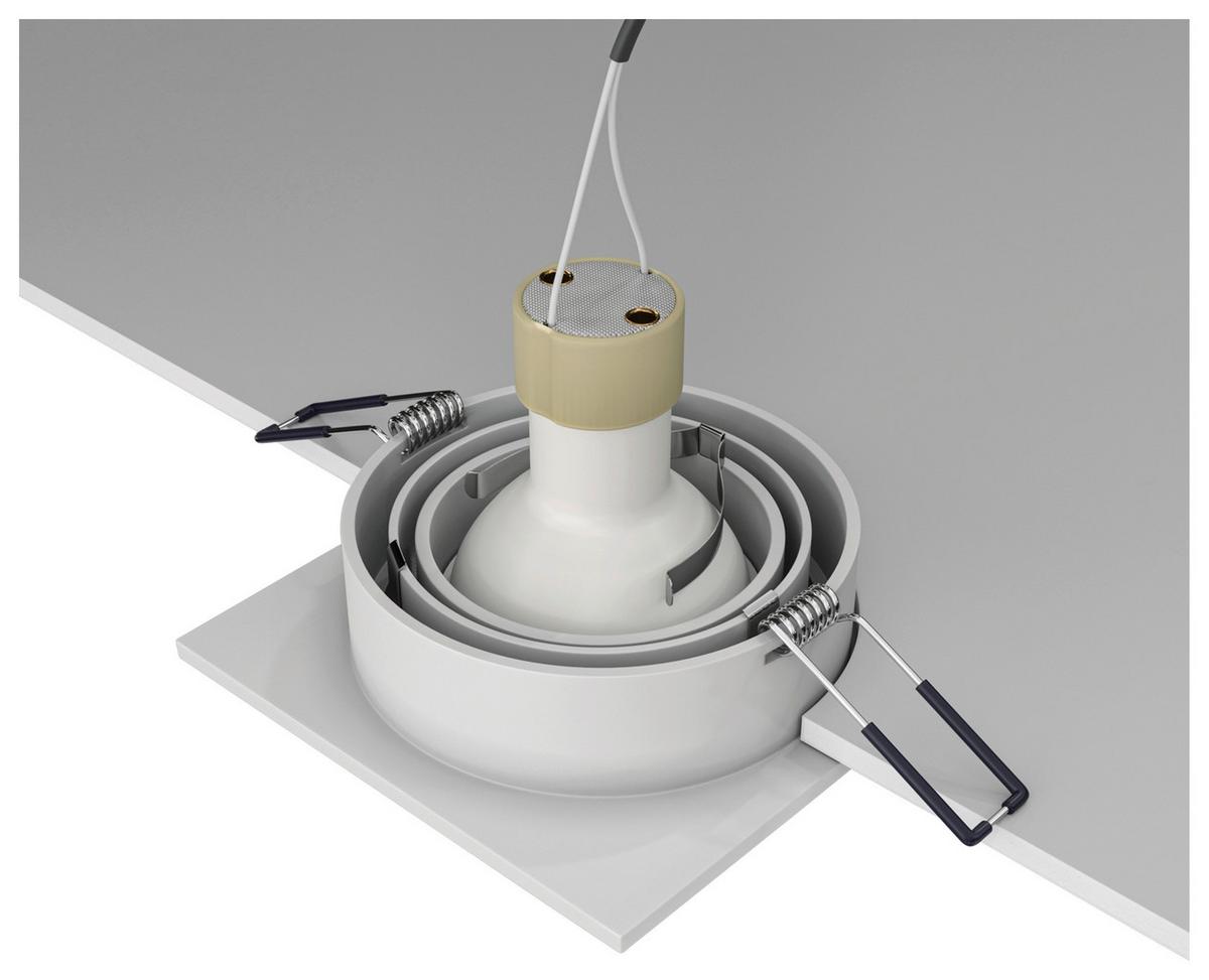 Strahler Atom - Weiß, Basics, Metall (9,2/2,5/9,2cm) - MAYTONI