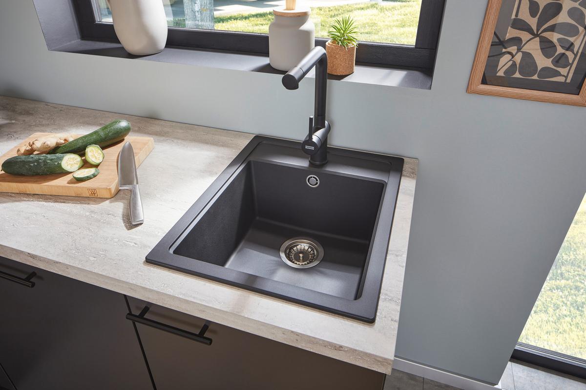 Eckküche Pn80/100 - Eichefarben/Beige, Trend, Holzwerkstoff (275/175cm) - Pino