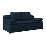 Schlafsofa Alice - Schwarz/Dunkelblau, MODERN, Textil (202/73-92/105cm) - Luca Bessoni