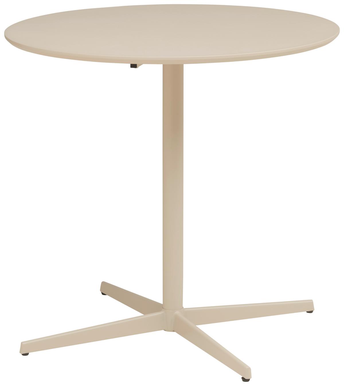 Esstisch Mahir Mdf Kashmir, B: 80 cm - Kaschmir, KONVENTIONELL, Holzwerkstoff/Metall (80/76/80cm) - P & B