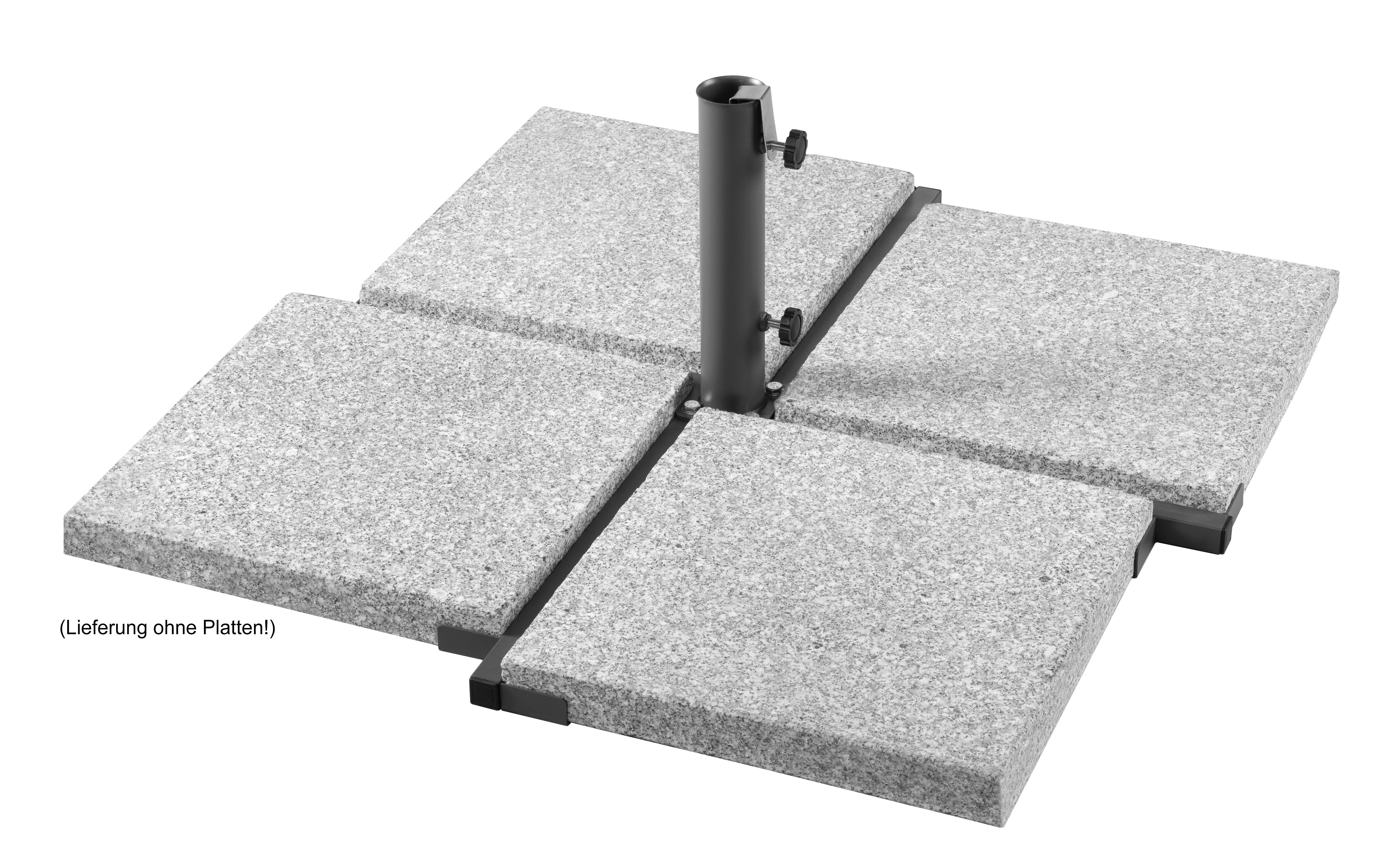 Schirmständer Metall Für Dm 2,5-5,0 Cm Plus - Anthrazit, Basics, Metall - Schneider