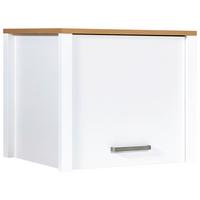 Nastavec na skříň SAN - bílá/barvy stříbra, Moderní, kov/kompozitní dřevo (70/60,5/60cm) - Mömax