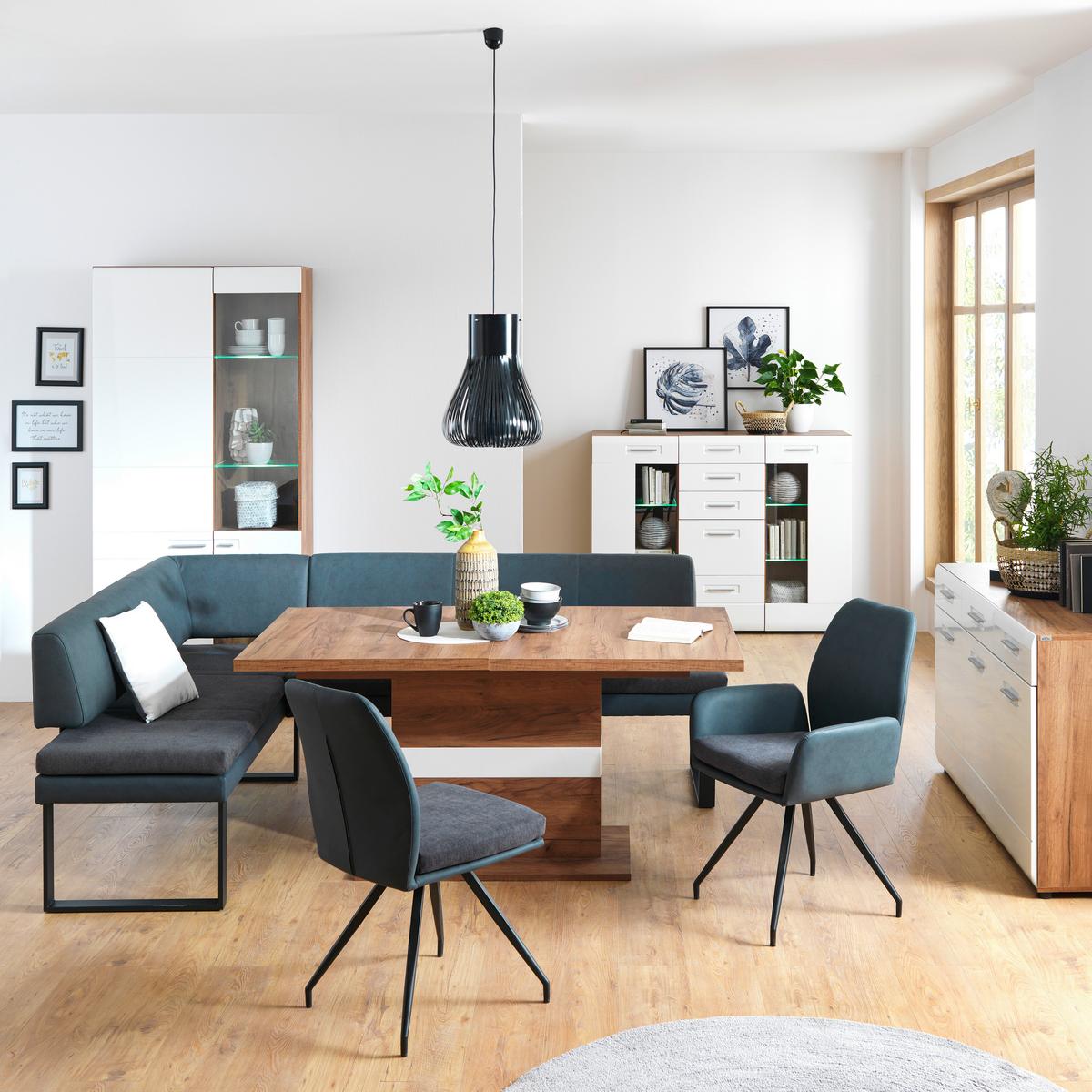 Vitrin Avensis New Typ 30b - tölgyfa színű/fehér, Modern, faalapú anyag (95/205,7/37,1cm) - Luca Bessoni