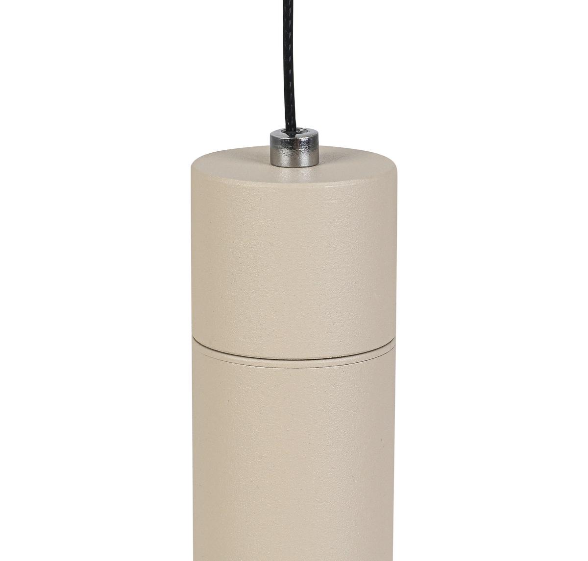ZÁVĚSNÉ SVÍTIDLO SUSO - pískové barvy, Moderní, kov/plast (3,8/3,8/150cm) - Mömax