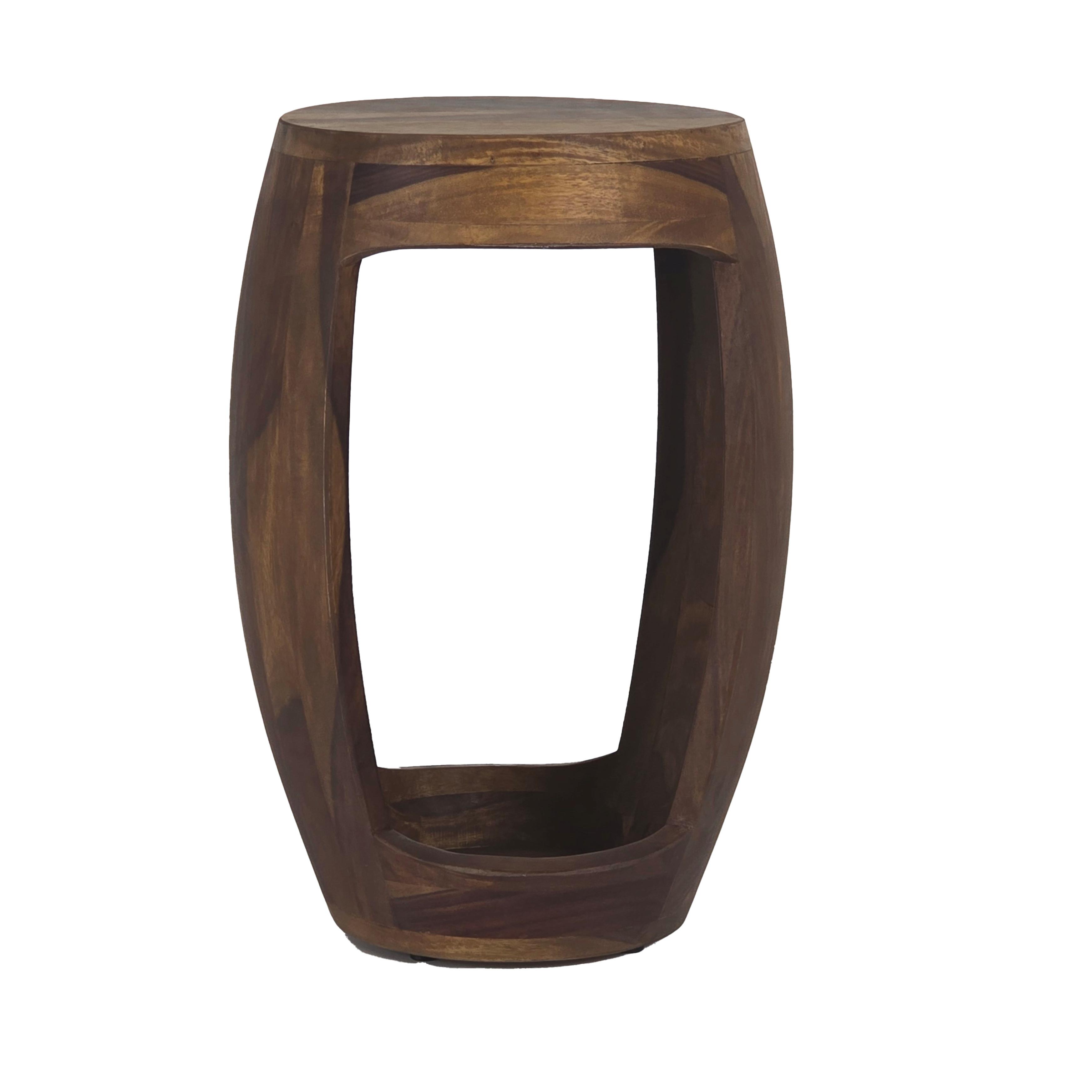 BEISTELLTISCH Braun L: 30cm - Braun, Design, Holz (30/30/45cm) - MID.YOU
