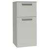 Midischrank Seidengrau, B: 40 cm - Seidengrau, MODERN, Holzwerkstoff (40/86,4/37cm) - Vertico