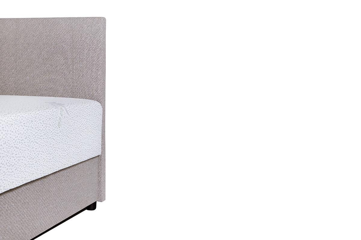 Kárpitozott Ágy Spina 140/200cm - szürkésbézs, Konventionell, faalapú anyag/textil (140/200cm)