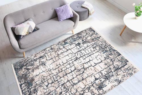 Webteppich Blau/grau Akropolis 120x180 Cm - Blau/Grau, Design, Textil (120/180cm) - Kayoom