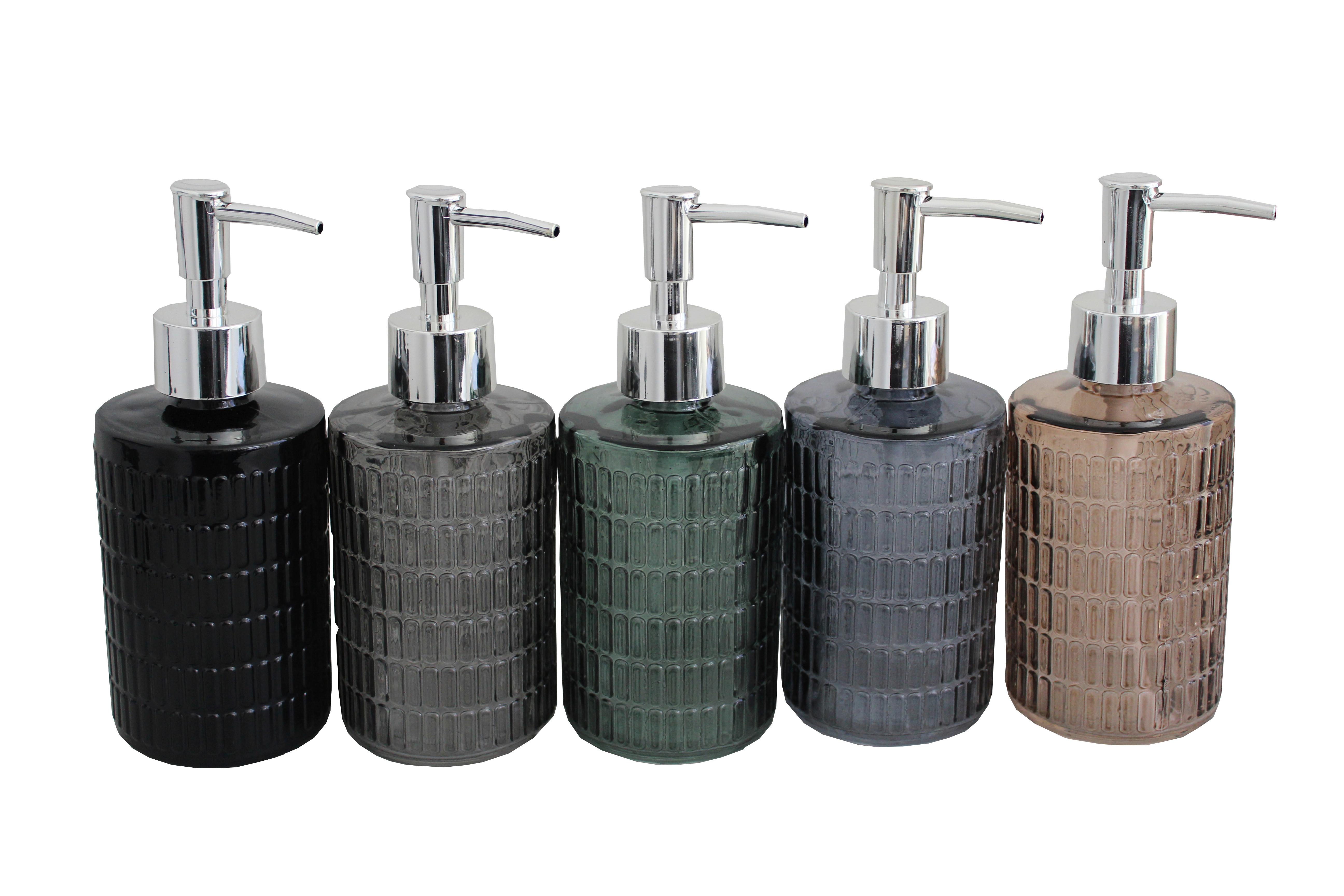 Seifenspender Melanie 330 ml - Multicolor, Basics, Glas (7,3/18cm)