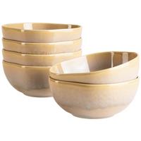 Schüssel Cordelia Sandfarben, 6-Teilig - Sandfarben, Trend, Keramik (16/6,5cm) - Mäser