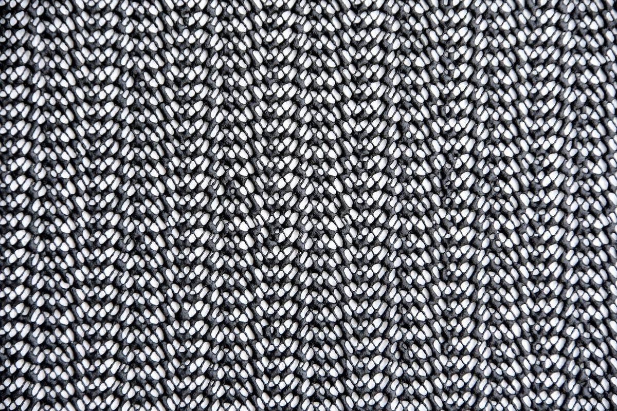 Antirutschmatte Inge B/l: 45/125 Cm, Zuschneidbar - Schwarz/Braun, KONVENTIONELL, Kunststoff (45/125cm) - Homezone