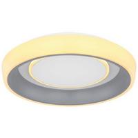LED-Deckenleuchte Tabano Ø 50 cm mit Memoryfunktion - Anthrazit/Opal, Basics, Kunststoff/Metall (50/9,5cm) - Globo