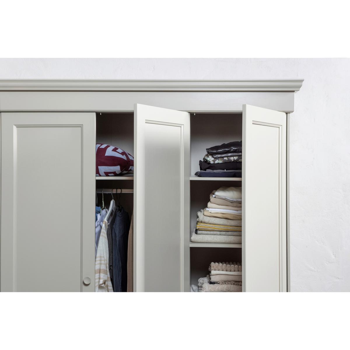 DREHTÜRENSCHRANK Olivia Grau B: 171cm - Grau, Basics, Holz (171/212/63cm) - MID.YOU