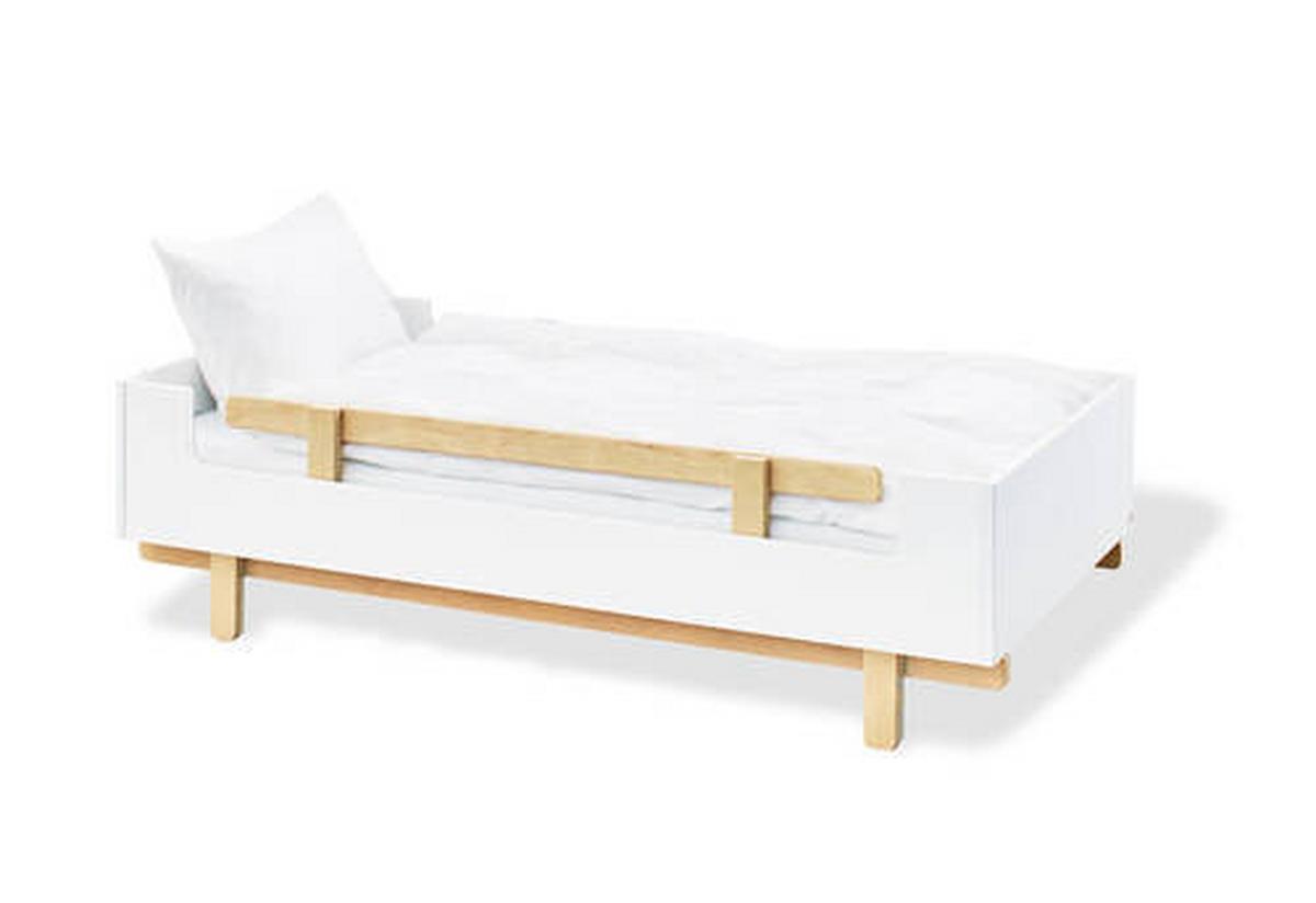 Gitterbett 113403 Boks - Ahornfarben/Weiß, Trend, Holz/Holzwerkstoff (144/78/90cm) - Pinolino