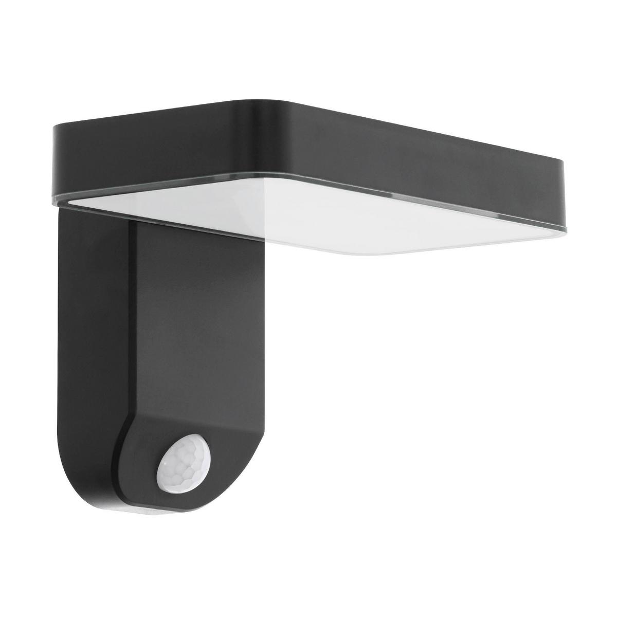 Led-außenleuchte Pastion Mit Bewegungsmelder 4,5w - Schwarz, Design, Kunststoff (18/12/13cm) - Eglo