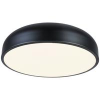 STROPNÍ LED SVÍTIDLO MIKE - bílá/černá, Moderní, kov/plast (35/35/11cm) - Mömax