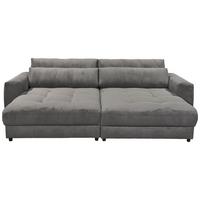 Big Sofa Barura Loveseat Mit Kissen B: 292cm Anthrazit Cord - Anthrazit/Schwarz, KONVENTIONELL, Holzwerkstoff/Textil (292/90/194cm) - MID.YOU